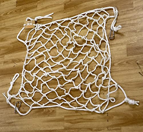 Homemade Weight Net - White Polyester, 5-440 lb - Versatile Net for Cable Machine Attachment - Supports 5-440 lb for Weight Cable Pulley System - Sand Bag Attachment for Stones & Bricks