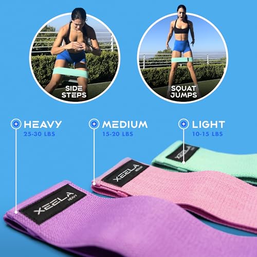 Xeela Full Body At Home Workout Equipment with 3-Month Digital Guide Included, Quality Portable Fitness Equipment with Jump Rope, Resistance Bands with Handles, Ankle Straps for All Fitness Levels