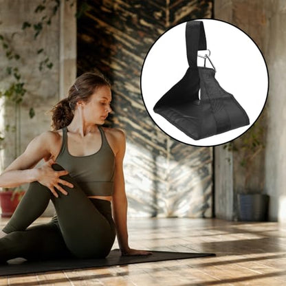 TOYANDONA 2Pcs Sturdy Hanging Ab Straps Portable Home Gym Equipment for Daily Biceps Triceps Shoulder Workout with Upgraded Thick Comfortable Design and Easy Installation