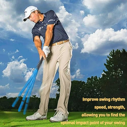 Golf Swing Training Aid,Golf Rope Swing Trainer, Golf Multi-Purpose Training Rope Suitable for Physical Training, Warm-Up Exercises, Strength and Rhythm Control