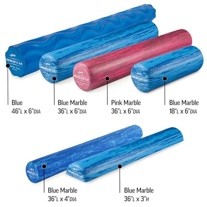 OPTP PRO-Roller Soft Density Foam Roller – Low Density Soft Foam Roller for Physical Therapy, Pilates, Yoga Foam Roll Exercises, and Muscle Recovery - Pink 36" x 6" - color: Pink 36" X 6"