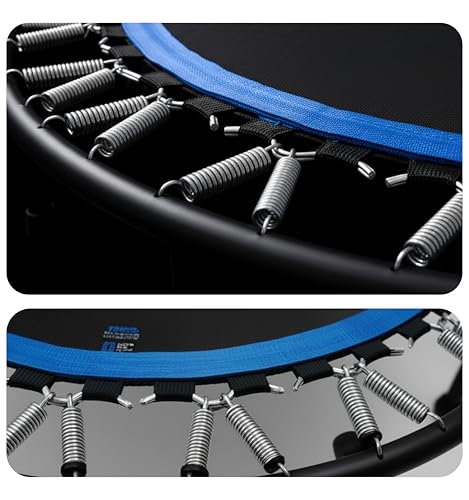 High-Performance Trampoline 102 cm | Reinforced with 36 Steel Springs, Double Safety Strap, Polypropylene Mesh and Non-Slip Legs | Supports 350 lb.
