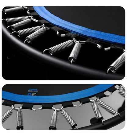 High-Performance Trampoline 102 cm | Reinforced with 36 Steel Springs, Double Safety Strap, Polypropylene Mesh and Non-Slip Legs | Supports 350 lb.