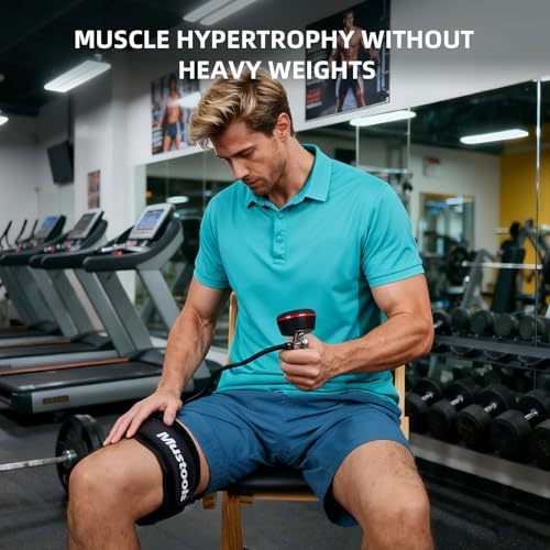 BFR Blood Flow Restriction Bands 2026 New Upgrade 4 Pack Set with Pressure Gauge, Professional Grade Arms, Legs Occlusion Bands for Men Women Glutes Workout Cuffs, BFR Training Bands Black
