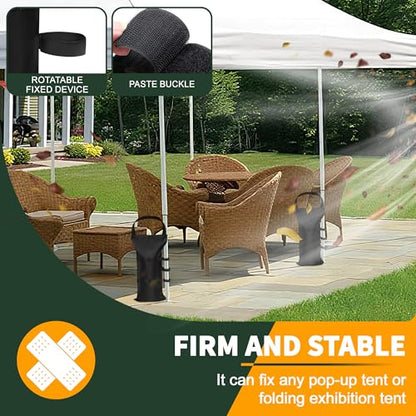 Enzeno Canopy Weights Sand Bags for Weight,120 LBS Pop Up Tent Weights,47x24cm,Sandbags for Gazebo,Tent,Garden Umbrella,Weights Bag Set of 4 (Without Sand) - size: Small