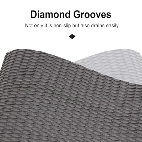 HZshark EVA Foam Boat Decking Sheet Universal DIY Surfboard Traction Pad Non-Slip Grip Mat Trimmable Sheet for Kayak RV Yacht Pool Skateboard Skimboard Step Green Yellow Orange Blue Dark Grey Black