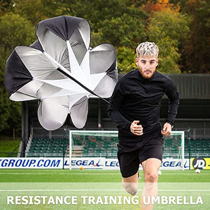 Uyomal Running Speed Training,Speed Chute Resistance Parachute for Speed and Acceleration Training 56-Inch