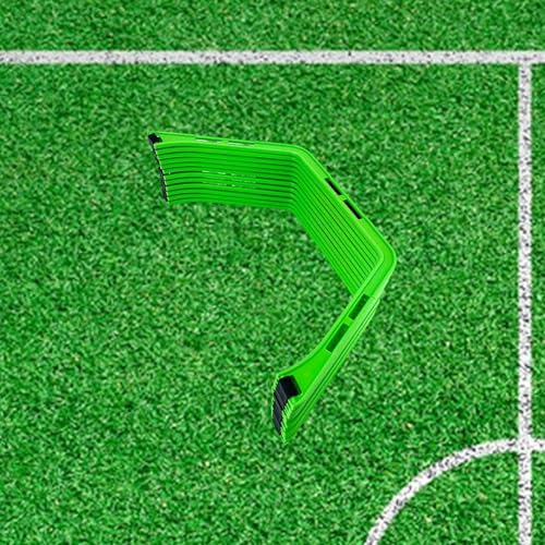 predolo Agility Ladder Soccer Agility Ladder Football Speed Ladder Footwork Ladder Foldable Quick Setup PP Suitable for Field Cardio Exercise Sports, Green