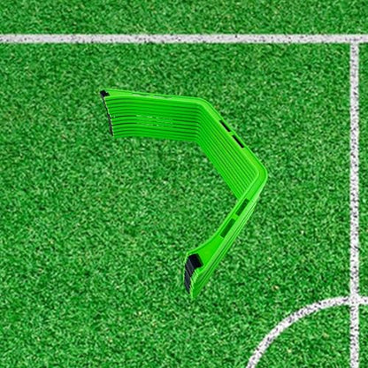 predolo Agility Ladder Soccer Agility Ladder Football Speed Ladder Footwork Ladder Foldable Quick Setup PP Suitable for Field Cardio Exercise Sports, Green
