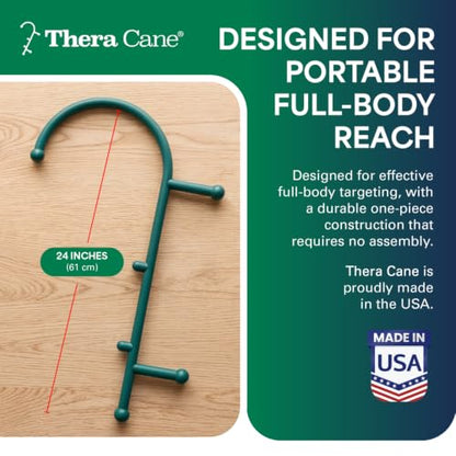 Thera Cane Massager (Green, Single) - color: Green