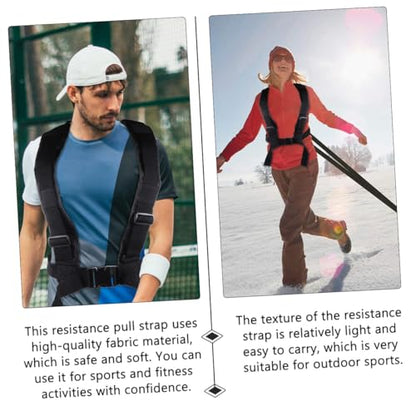 KOMBIUDA Multifunctional Load-bearing Harness for Sled Pulling and Tire Training Resistance Strap for Strength and Agility Workouts Durable Material Comfortable Fit