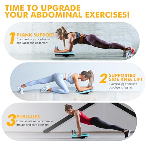 Balance Board, Wobble Plank Board for Core Strength, Core Trainer for Home Workout, Full Body Exercise Balance Trainer, Non-Slip Stability Board