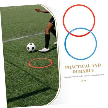 GALPADA 6PCS Agility Soccer Rings Abs Footwork Training Equipment for Speed and Agility Drills Soccer Football and Basketball and Tasteless Material Random Colors Random Color