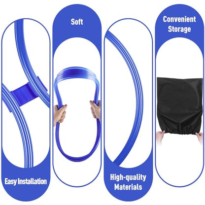 Shappy 50 Pcs Agility Rings Speed with Bags, Training Hoops - color: Blue
