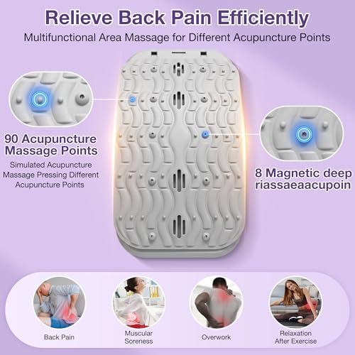 Lumbar Support Board, Lower Back Stretcher for Lower Back Pain Relief Back Cracker with Adjustable Airbag Lumbar Spine Stretcher Spine Decompression Devices, Women Men Lumbar Board for Back