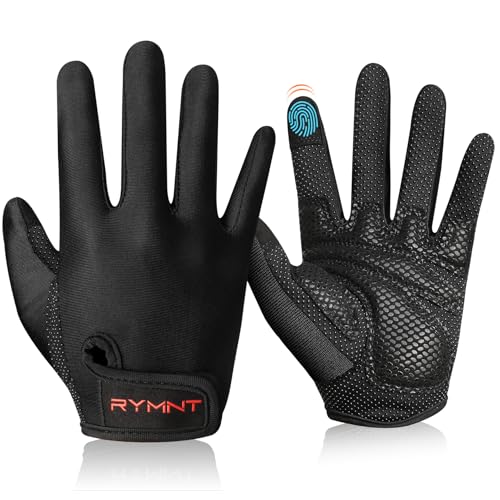 ZEROFIRE Full Finger Workout Gloves for Women Men - Weight Lifting Gloves with Full Palm Protection & Extra Grip for Women Gym, Weightlifting, Weight Lift, Rowing, Exercise, Sport, Cycling - color: Black, size: Medium