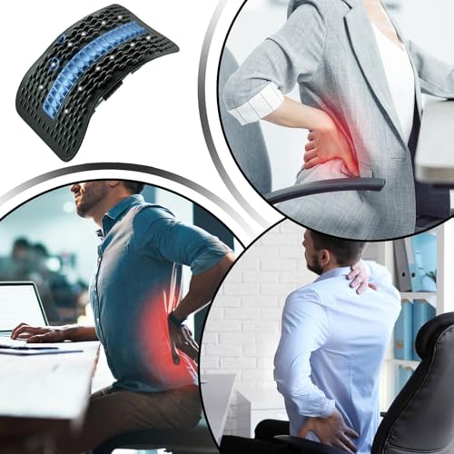 Back Arch Stretcher - Spinal Stretching Massage Support,Lumbar Support Back Stretch Board - for Men Women Workout Yoga Pilates Home Gym Travel Spine Muscle Recovery