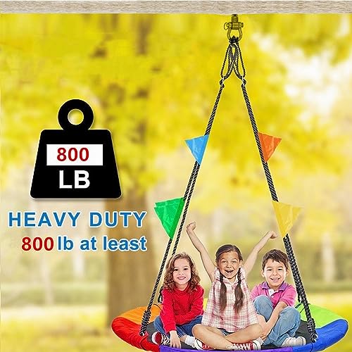 2 Bearing Swing Hangers Permanent Anti Rust Heavy Duty 180° Swing, 1500 lb Capacity sandbag Yoga Swing Hammock Chair