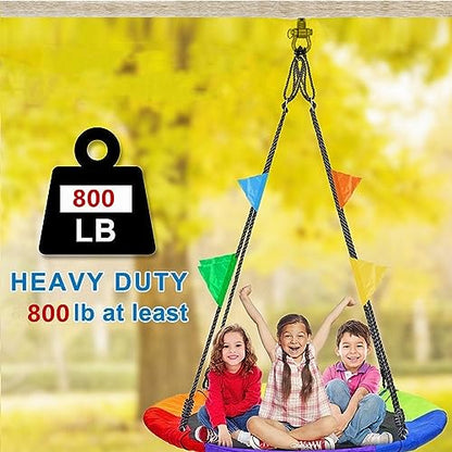2 Bearing Swing Hangers Permanent Anti Rust Heavy Duty 180° Swing, 1500 lb Capacity sandbag Yoga Swing Hammock Chair