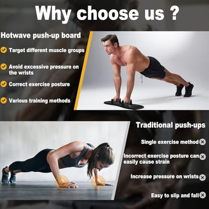 Push Up Board, Portable Pushup Board for Men, Foldable Push-up Board, Push Up Bar 20 in 1 for Chest Muscle Exercise Strength Training Equipment, Multifunctional Pushup Handles at Home Gym