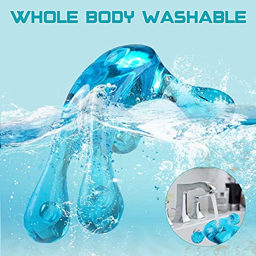 Palm Massage Tool - Handheld Four-Point Deep Tissue Massager for Trigger Point, Neck Back Shoulder Pain Relief, Self Massage Between Shoulder Blades, No Therapist Needed