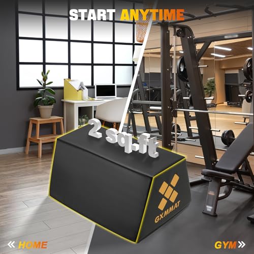 GXMMAT Hip Thrust Bench, Multi-Functional Hip Thrust Machine with Non-Slip Bottom Surface, Hip Thrust Box at Home Gym for Glute Bridge, Push-Ups, Squat, Ab Exercise, and All Body Workout Equipment