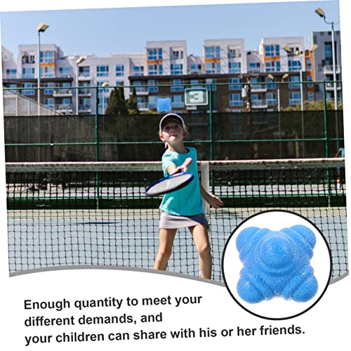 Garneck 6pcs Hexagonal Reflex Balls Reaction Training Balls for Fitness Agility Exercise Hand-Eye Coordination