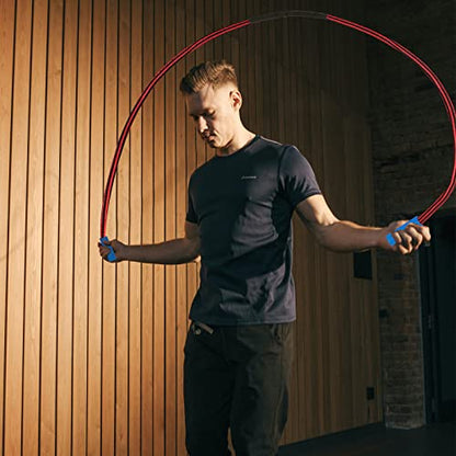 Weighted Jump Ropes with 360 Degree Rotation Handle.1 Inch 2.7LB/3LB Heavy Jump Rope for Men and Women,Jump Ropes for Fitness - color: Red