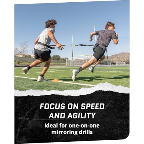 Adjustable Dual Agility Training Belt with Audible Feedback - Versatile Speed and Reaction Drill Trainer for Baseball, Softball, and Multi-Sport Agility