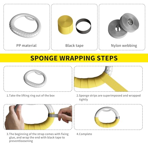 Gymnastic Rings, Both for Adults and Kids, Adjustable Strap Strength Home Exercise Gym Rings for Strength/Physical Training, Indoor Gym Anti -Slip Surface Design Rings