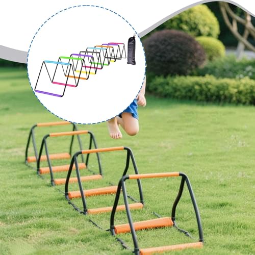 Agility Ladder Agility Training Equipment Jumping Obstacles Soccer Speed Ladder for Volleyball - color: 16 Grids, size: 640cmx40cm