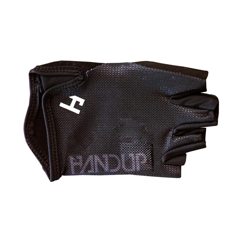 Shorties Half Finger Lightweight Anti-Slip Breathable Mountain Bike MTB Bicycle Enduro Downhill XC Cycling Motocross Unisex Gloves - color: Pure Black, size: Large