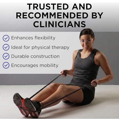 THERABAND Professional Resistance Band 6 Ft, Special Heavy Black Level 6, Latex Exercise Band for Physical Therapy, Strength Training, Pilates & Home Workouts