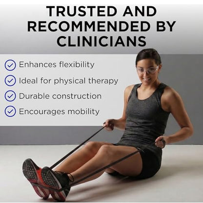 THERABAND Professional Resistance Band 6 Ft, Special Heavy Black Level 6, Latex Exercise Band for Physical Therapy, Strength Training, Pilates & Home Workouts