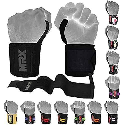 MRX Weight Lifting Gym Training Wrist Wraps for Wrist Support Bodybuilding Workout Wrap Men/Women