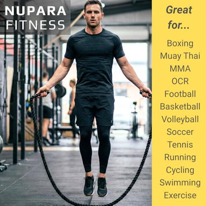 Weighted Jump Rope for Men and Women | Heavy Jump Rope for Fitness, Strength, Cardio, Muay Thai, MMA, Boxing, and Weight Loss. 2.4lb to 5lb.. - color: 4.7LB 9.2 ft