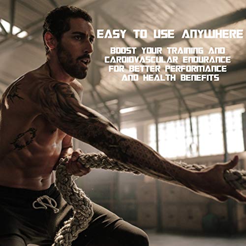 Gym Fitness Training Climbing Ropes, Workout Gym Climbing Rope, Home Training and Fitness Workouts,1.5'' in Diameter, Available 10, 15, 25, 30 Ft - size: 15 ft