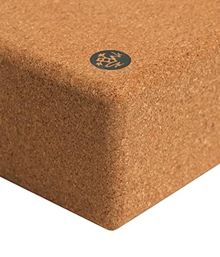 Manduka Yoga Block - Fine-Grain Block, Yoga Equipment, Home Gym Accessory, Pilates Tool, Lightweight for Travel, Extra Firm Workout Accessory with Comfortable Edges - size: 4" x 6" x 9"