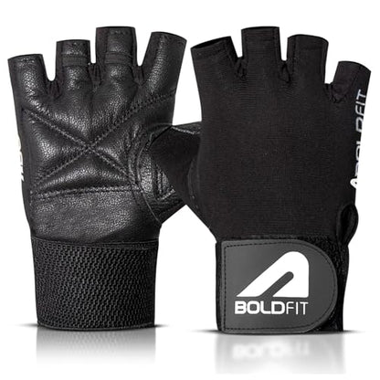 Boldfit Gym Gloves for Men & Women with Wrist Support Accessories for Weightlifting, Training, Exercise, Cycling Gloves, Bike Riding Gloves