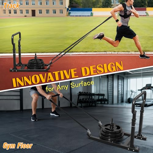 GanFindX Workout Weight Sled for Speed & Athletic Strength Training - color: Matte