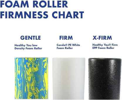 Low Density Soft/Medium Foam Physical Therapy Roller (18" Full Round) - size: 18" Full Round