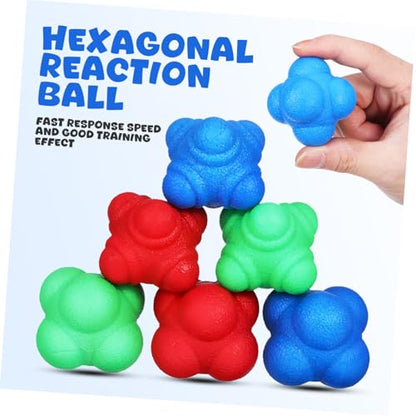 6pcs Reaction Training for Hand Eye Coordination Elastic Workout for Agility and Training Fun for Boys and Girls and Adults