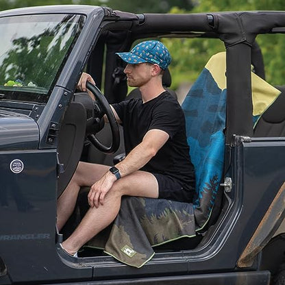 Sprints Athletic Running Towel, Full-Sized, Car Seat Cover - Performance Microfiber… (Grizzly Guide) - color: Grizzly Guide