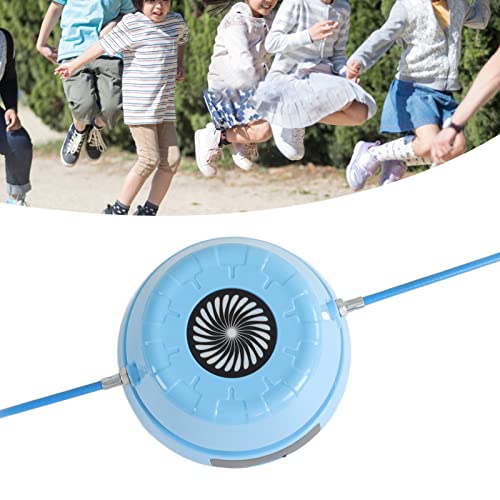 Electronic Fitness Jump Rope, Smart Rope Jump Machine with Remote Control, Automatic Intelligent Count Electric Skipping Machine for Family Friends - color: Sky Blue