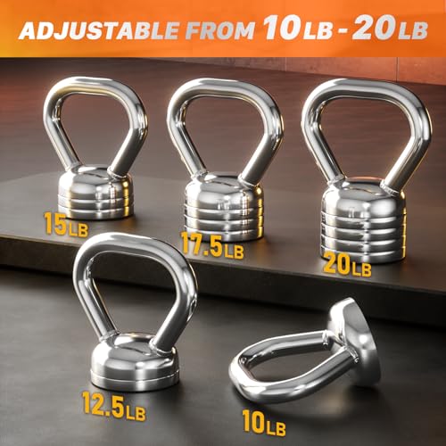 Northdeer Adjustable Kettlebell Set for Versatile Home Workouts, Perfect for Strength Training