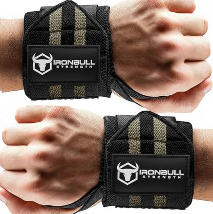 Wrist Wraps for Weightlifting (USPA & IPL Approved) - 18” Premium Quality Wrist Straps for Weightlifting - Weight Lifting Wrist Wraps with Thumb Loop - Best Gym Wrist Wraps for Lifting Weights, Curls & Dips - Lifting Wrist Wraps for Bench, Powerlifting &