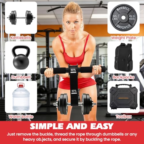 Forearm Strengthener and Wrist Roller with Thick Grip & Adjustable Strap, Ideal for Grip Strength Training, Muscle Building and Rehabilitation