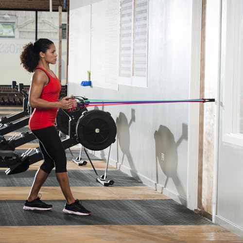 Lifeline Fitness Variable Resistance Trainer Kit - Adjustable Resistance Bands for Working Out - Home Gym Exercise Bands with Door Anchor, Carry Bag, 5ft. Bands and Triple Grip Handles