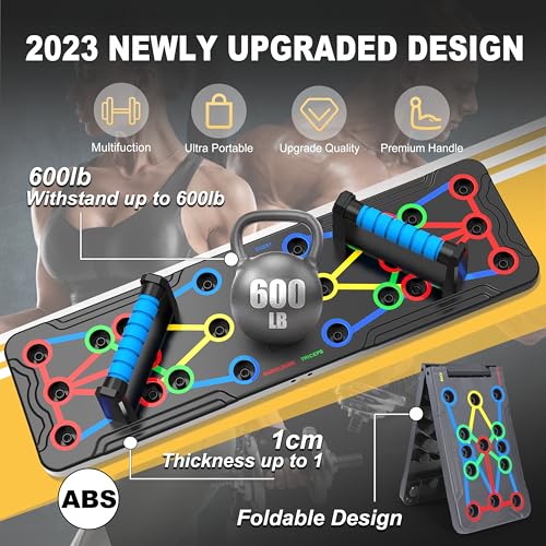IUT Solid Push Up Board 15 in 1 Home Workout Equipment Multi-Functional Pushup Stands System Fitness Floor Chest Muscle Exercise Professional Equipment Burn Fat - color: M1