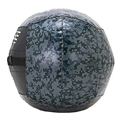 Digital Camo Medicine Ball/Extra Durable Weighted Ball for Strength & Conditioning WODs, Plyometric & Core Training, Slamballs, Wallballs, Partner Tosses, and Cardio Workouts
